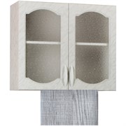 Шкаф для посуды SANTREK 60 Сакура (со стеклом) фасад МДФ