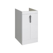 Тумба под умывальник Гамма 105 лайт белый Runo Лира 45