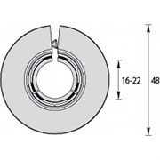 Универсальный обвод для труб Ideal ОТ16-22-Ф2 001 БЕЛ