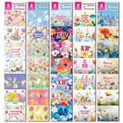 Термоплёнка для яиц пасхальная, 1 ЛЕНТА на 7 яиц, "Чудеса", ассорти, ЗОЛОТАЯ СКАЗКА, 592645