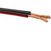 Провод акустический ELTROS ШВП-М (ШВП-2) 2x0,75, бухта 200м, красно-черный