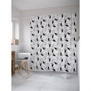 Шторка-занавеска для ванной JoyArty Милые бульдоги