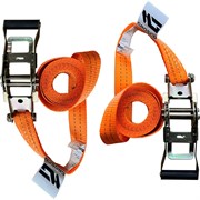 Комплект ремней стяжных кольцевых для крепления груза, с храповым механизмом Grosco RSTK07003C2