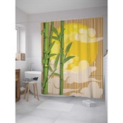 Шторка-занавеска для ванной JoyArty Полуденный бамбук