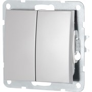 Двухклавишный выключатель LK Studio 861103-1