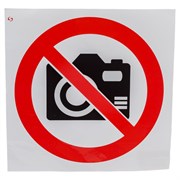 Знак Стандарт Знак Фото и видеосъемка запрещена
