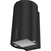 Цилиндрическая островная вытяжка MEFERI TUBE40BK POWER