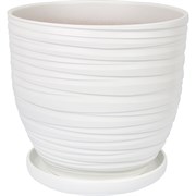 Керамический горшок Вещицы рельеф
