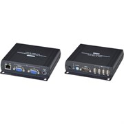 Комплект для передачи VGA, 4xUSB2.0, RS232, Стерео Аудио и ИК-управление SC&T sct1183