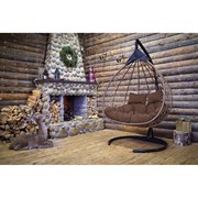 Подвесное двухместное кресло-кокон Лаура FISHT