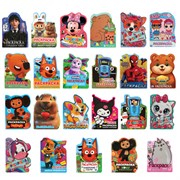 Книжка - раскраска с вырубкой в виде персонажа, ЛИЦЕНЗИОННЫЕ СЮЖЕТЫ, ассорти, 210х285