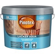 Лак для мебели и стен для внутренних и наружных работ Pinotex LACKER AQUA 10
