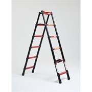 Телескопическая лестница-стремянка WORKY BLACK
