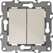 Двойной выключатель ЭРА 12-1104-02