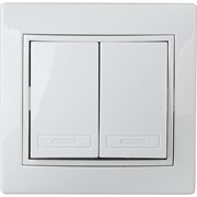 Двухклавишный переключатель INTRO 110701 10А250В