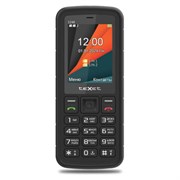 Телефон мобильный TEXET TM-524R, 2 SIM, 2,4", microSD, FM, MP3, IP69K, фонарик, черный, 127319
