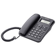 Телефон TEXET TX-264, АОН, спикерфон, тон/импульсный режим, часы/будильник, SOS, повтор, черный, 127218