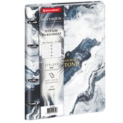 Тетрадь на кольцах А5 180х220, 120л, под кожу, BRAUBERG VISTA, Пернатые, 405207