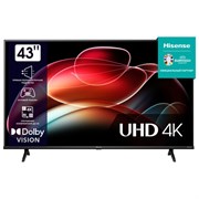 Телевизор HISENSE 43A6K, 43" (108 см), 3840 x 2160, 4K, 16:9, Vidaa, Wi-Fi, черный