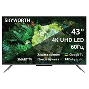 Телевизор SKYWORTH 43G66G, 43" (108 см), 3840x2160, 4K, 16:9, Google TV, Wi-Fi, черны