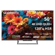 Телевизор SKYWORTH 50Q67H, 50" (127 см), QLED+, 3840x2160, 4K, 16:9, Google TV, Wi-Fi