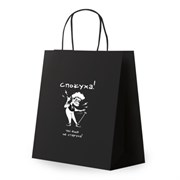 Пакет подарочный (1 штука) 26х13х32см (L) "Ещё не старуха", крафт, ЗОЛОТАЯ СКАЗКА, 700850