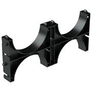 Тройной кластер держатель для труб 110 мм ООО МеталлТоргСтрой Кл500 110-2