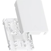 Корпус настенной оптической розетки NIKOMAX NMF-WO2-BLANK-CP-WT