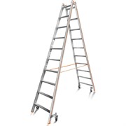 Передвижная стремянка Эйфель Комфорт - Профи 210 Роллер