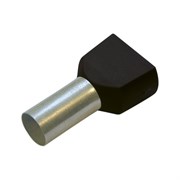 Конечная гильза для двух проводов HAUPA 1,5/8 цвет черный