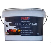 Акриловая интерьерная моющаяся краска Palizh 309 можжевельник 3,7кг 1/4