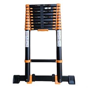 Телескопическая лестница WORKY black max 3,9м 10 ступеней