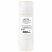 Термоэтикетки ЭКО, 75х120 мм, КОМПЛЕКТ 4 рулона по 300 этикеток, 880964