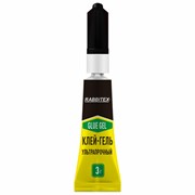 Клей-гель секундный суперклей УЛЬТРАПРОЧНЫЙ, набор 2х3 грамм, RABBITEX, 609814