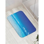 Противоскользящий коврик для ванной, сауны, бассейна JoyArty Море.Волны.Облака