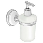 Стеклянный дозатор для жидкого мыла Solinne Blanco