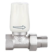 Прямой резьбовой латунный радиаторный кран DOUBLE-LIN LL3050A (1/2")