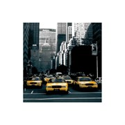 Тканевая шторка для ванны Melodia della vita Жёлтое такси