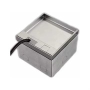 Встраиваемая выдвижная розетка для пола на 2 розетки Inrior DB-90