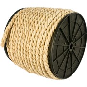 Крученая трехпрядная хб веревка ЩИТ ХБ