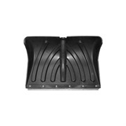 Снеговая пластиковая лопата FORT КРЕПЫШок 465х340 мм, оцинкованная планка