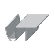 Нижняя направляющая для раздвижных дверей Ренц INN 1