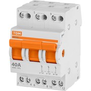 Модульный переключатель TDM ELECTRIC МП-63 3P, 40А