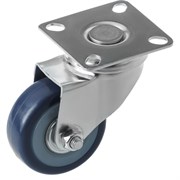 Мебельное колесо А5 синее, 50 мм