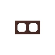 Двойная рамка для розеток LIREGUS Эпсилон K14-245-02