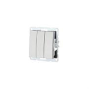 Трехклавишный выключатель LK Studio 862103-1