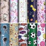 Упаковочная бумага ЗОЛОТАЯ СКАЗКА For Kids