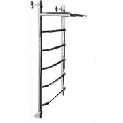 Водяной полотенцесушитель ООО Дикрон Лесенка Трапеция ЛТ ВП 800-400