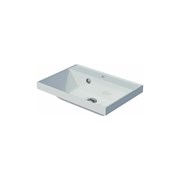 Прямоугольная полувстраиваемая раковина для ванной uperwood Classic_50 см