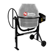 Бетоносмеситель QUATTRO ELEMENTI Terra 200 1000 Вт, 200 л, 23 об/м, замес 119 л, чугунный венец